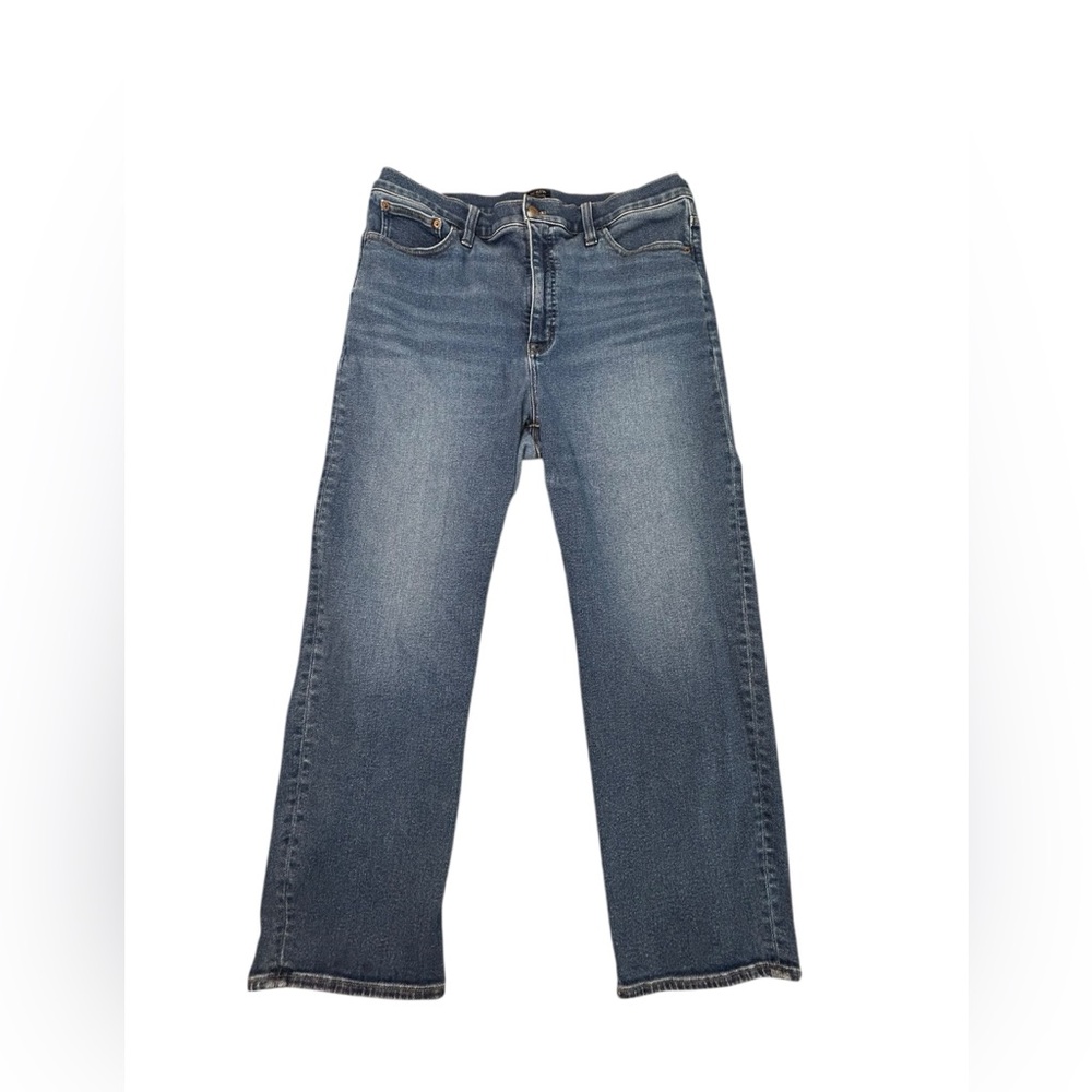 J. Crew Women’s Stovepipe Straight Leg Jeans 33 Stretch Denim